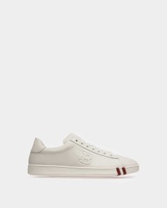 Bally Asher Leather Sneakers White | YUOEK9307