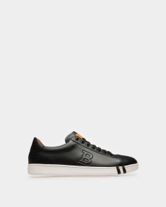 Bally Asher Leather Trainer Black | TNXVQ4835