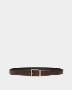 Bally Astor Leather 35mm Belt Brown | YADMS7184