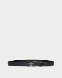 Bally B Chain Leather Belt Blue | VDXKT0386