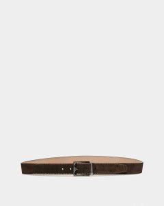 Bally Belmond Leather Belt Brown | TAQDL9056