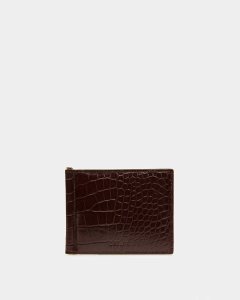 Bally Bifold Clip Wallet RED | WOATM2461