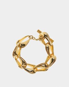 Bally Chunky Chain Bracelet Gold | OLSUJ6051