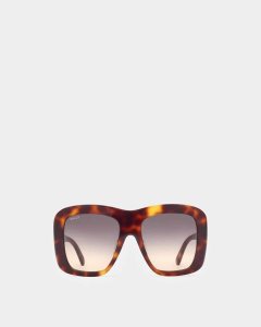 Bally Constance Acetate Sunglasses Brown | KZTIX7905