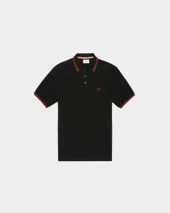 Bally Cotton Polo Black | WTEMG0261