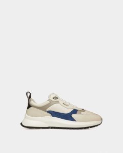 Bally Dave Leather And Fabric Sneakers Multicolor | TQLND0841