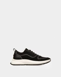 Bally Davyn Polyester Mix Sneakers Black | RIYOP9476