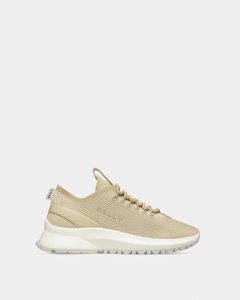 Bally Dean Leather Fabric And Polyester Sneakers Neutral | XCMNY7312