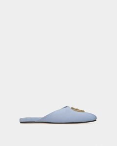 Bally Emblem Slipper Blue | GKEHD5861