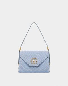 Bally Emblem Top Handle Blue | MKTLR6543