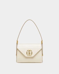 Bally Emblem Top Handle White | EINUW5287