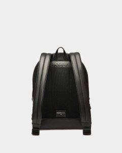 Bally Harper Leather Backpack Black | DSIWJ7296