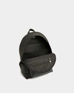 Bally Harper Leather Backpack Black | VYHOX0347