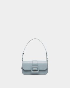 Bally Jadha Leather Shoulder Bag Blue | CVLDF6985