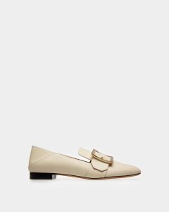 Bally Janelle Calf Leather Slipper White | QDPKE3528