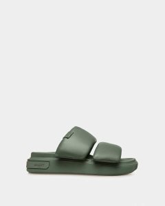 Bally Joey Leather Sandals Green | DSLYU0129