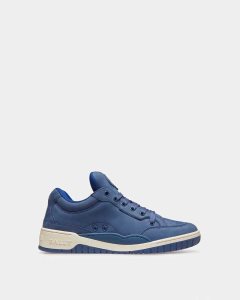 Bally Kiro Leather Sneakers Blue | TZNYA8214