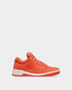 Bally Kiro Leather Sneakers Orange | BYHNG1240