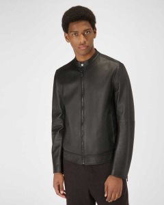 Bally Leather Outerwear Black | KOYMW8106