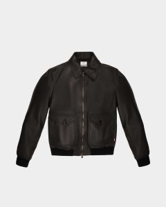 Bally Leather Outerwear Black | LGRSJ4025