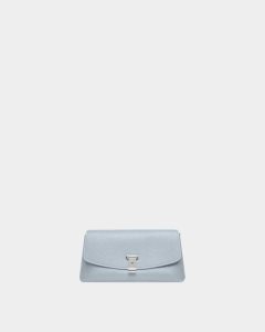 Bally Leena Leather Minibag Blue | ITKFJ2073