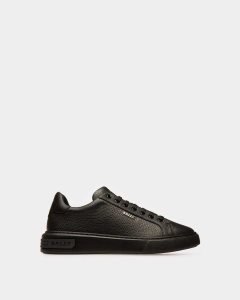 Bally Miky Leather Sneakers Black | ZYTRD2635