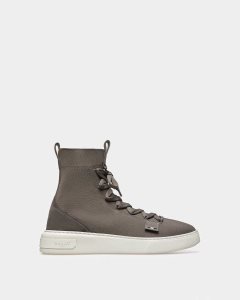 Bally Mitys Leather Sneakers Grey | UXAWZ3017