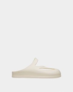 Bally Oaks Slide Sandal White | JGEMR6834