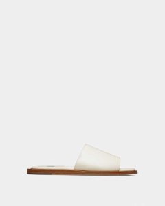 Bally Sabian Leather Sandals White | PZJOL7608