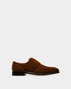 Bally Scaron Leather Derby Shoes Brown | RTXQI5023