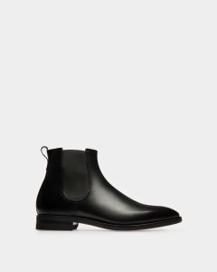 Bally Scavone Leather Boot Black | QRXEM5104