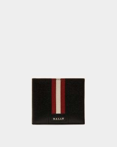 Bally Tonett Leather Wallet Black | UMPQS9378