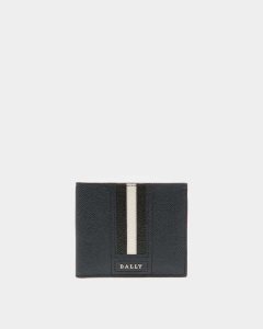 Bally Tonett Leather Wallet Blue | OBASP1862