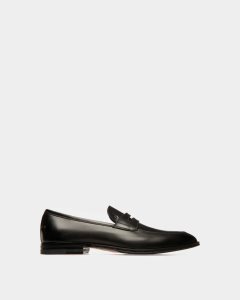 Bally Webb Leather Loafers Black | AKMUR7508