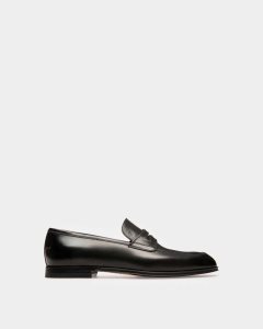 Bally Webb Leather Loafers Black | SMVAY4613