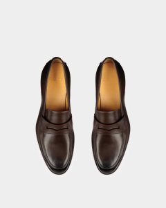 Bally Webb Leather Loafers Black | WTKVA0589