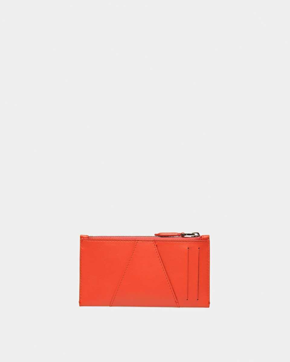 Bally Adley Business Card Holder Orange | CLVZU0417