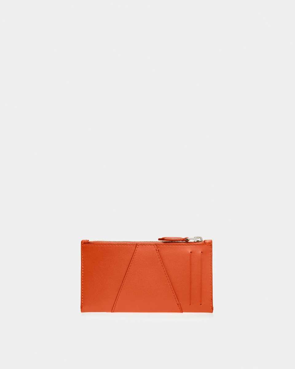 Bally Adley Leather Wallet Orange | WTUFG8571