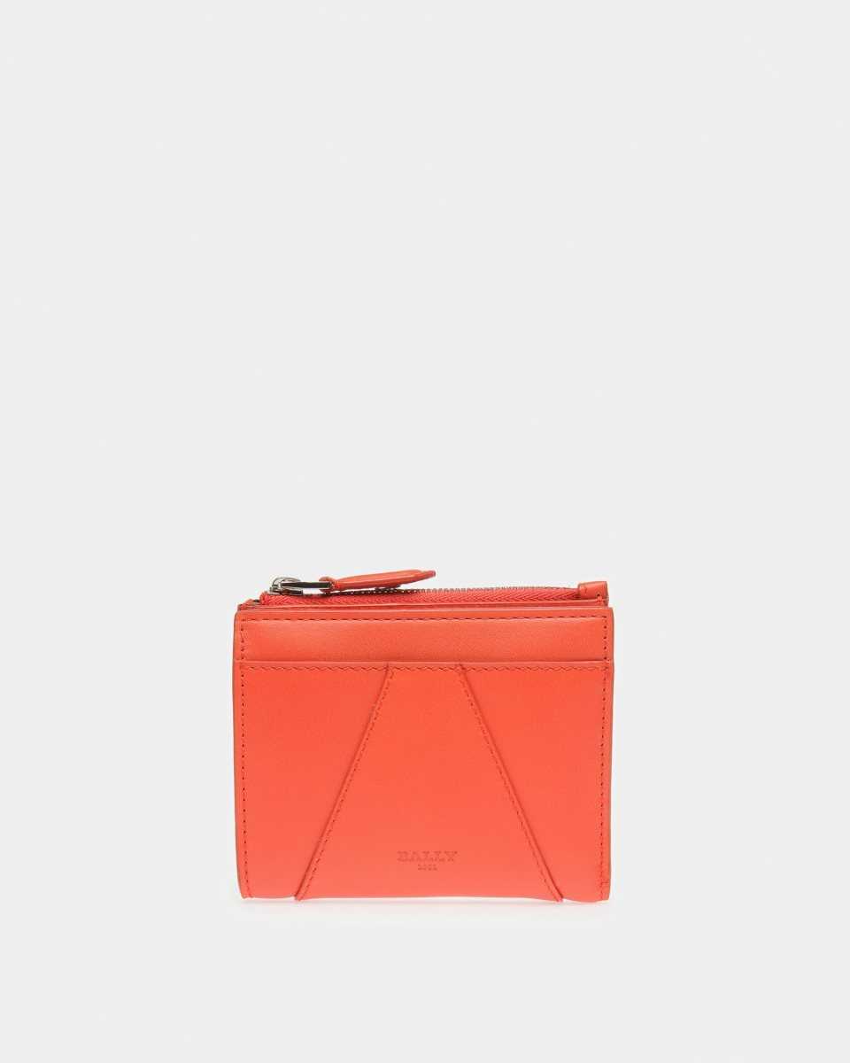 Bally Adley Leather Wallet Orange | WTUFG8571