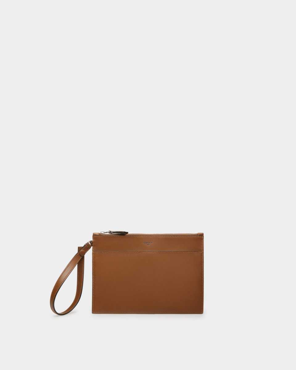 Bally Ahria Leather Tote Brown | SNFRD2416