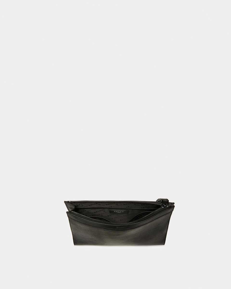 Bally Aig Leather Clutch Black | KUIOG1859