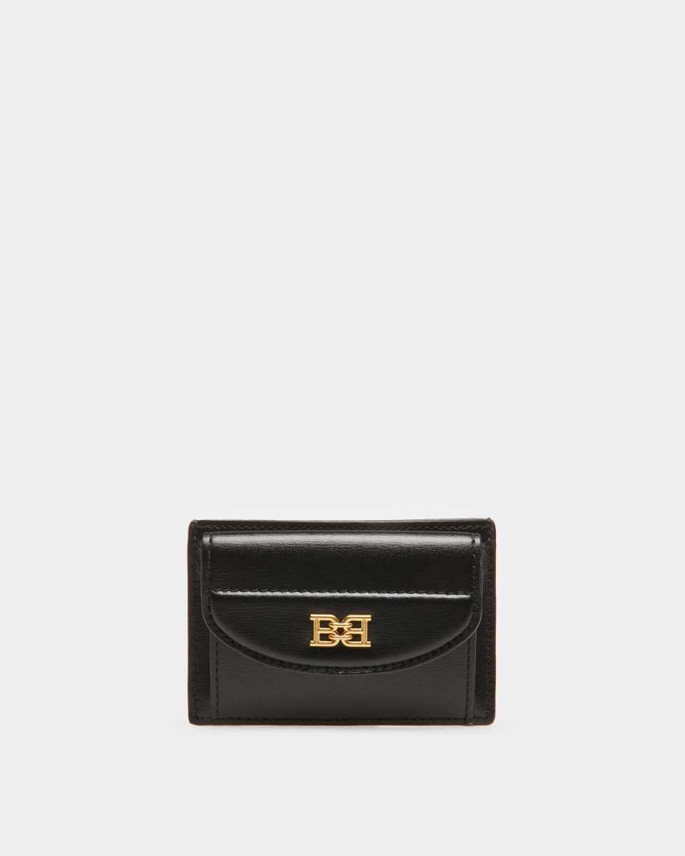 Bally Amber Leather French Wallet Black | SJMHB1470