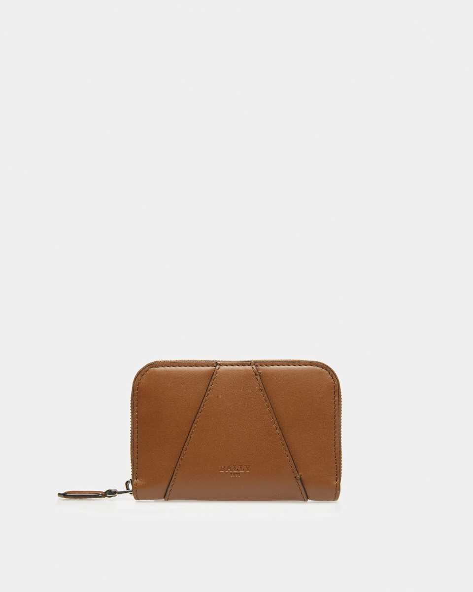 Bally Angye Leather Wallet Beige | CHXUZ3854