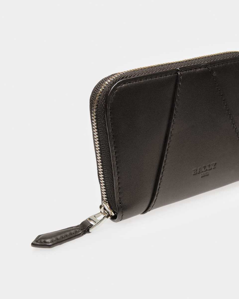 Bally Angye Leather Wallet Black | IUQYT8305