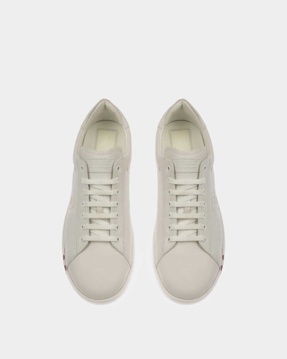 Bally Asher Leather Sneakers White | HCAMW0316