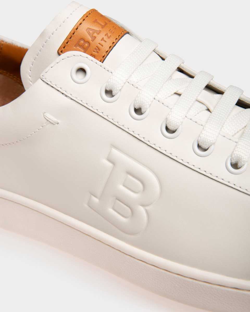 Bally Asher Leather Trainer White | HBUFR3816