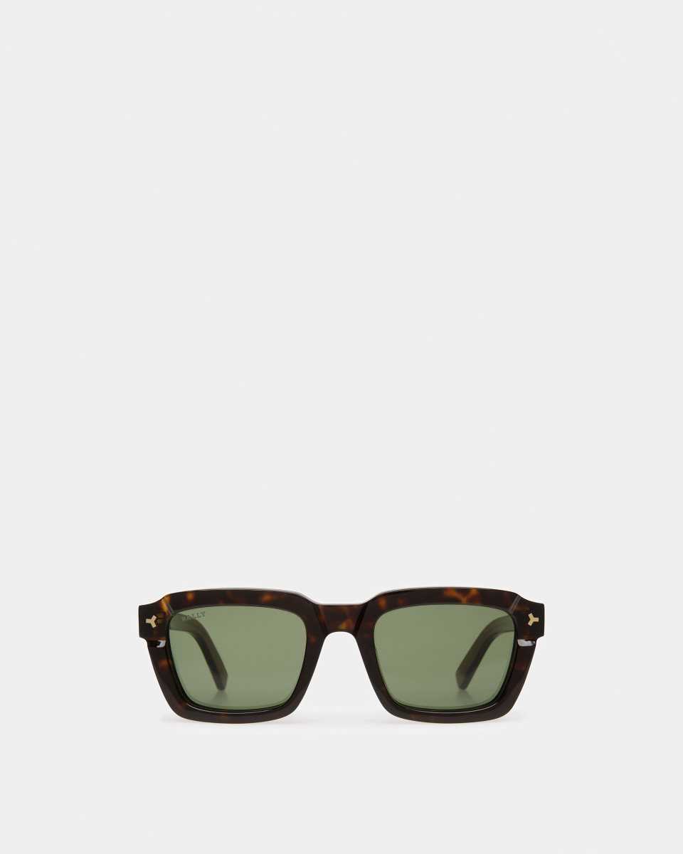 Bally Ashley Geometric Full Rim Sunglasses Grey | HCQWV2975