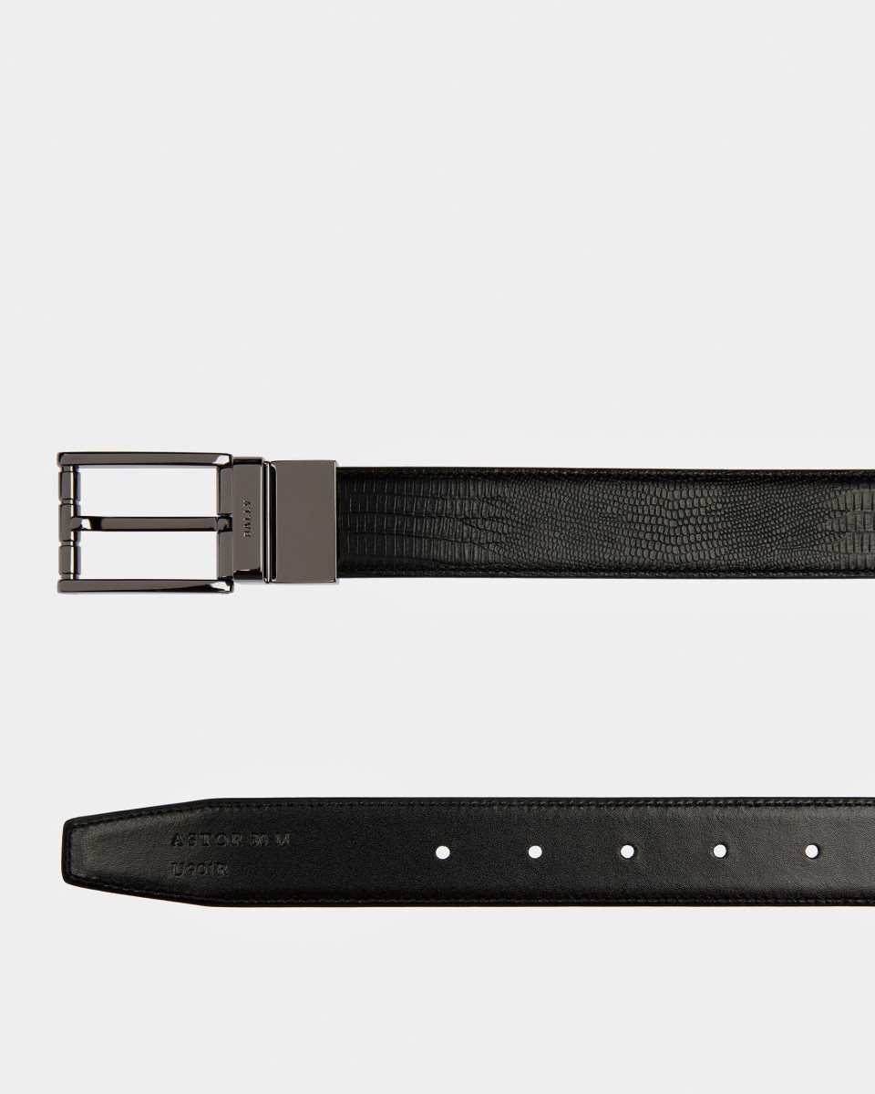 Bally Astor Leather 30mm Belt Black | EZYCU1498