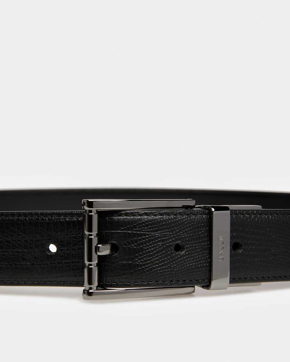 Bally Astor Leather 30mm Belt Black | EZYCU1498