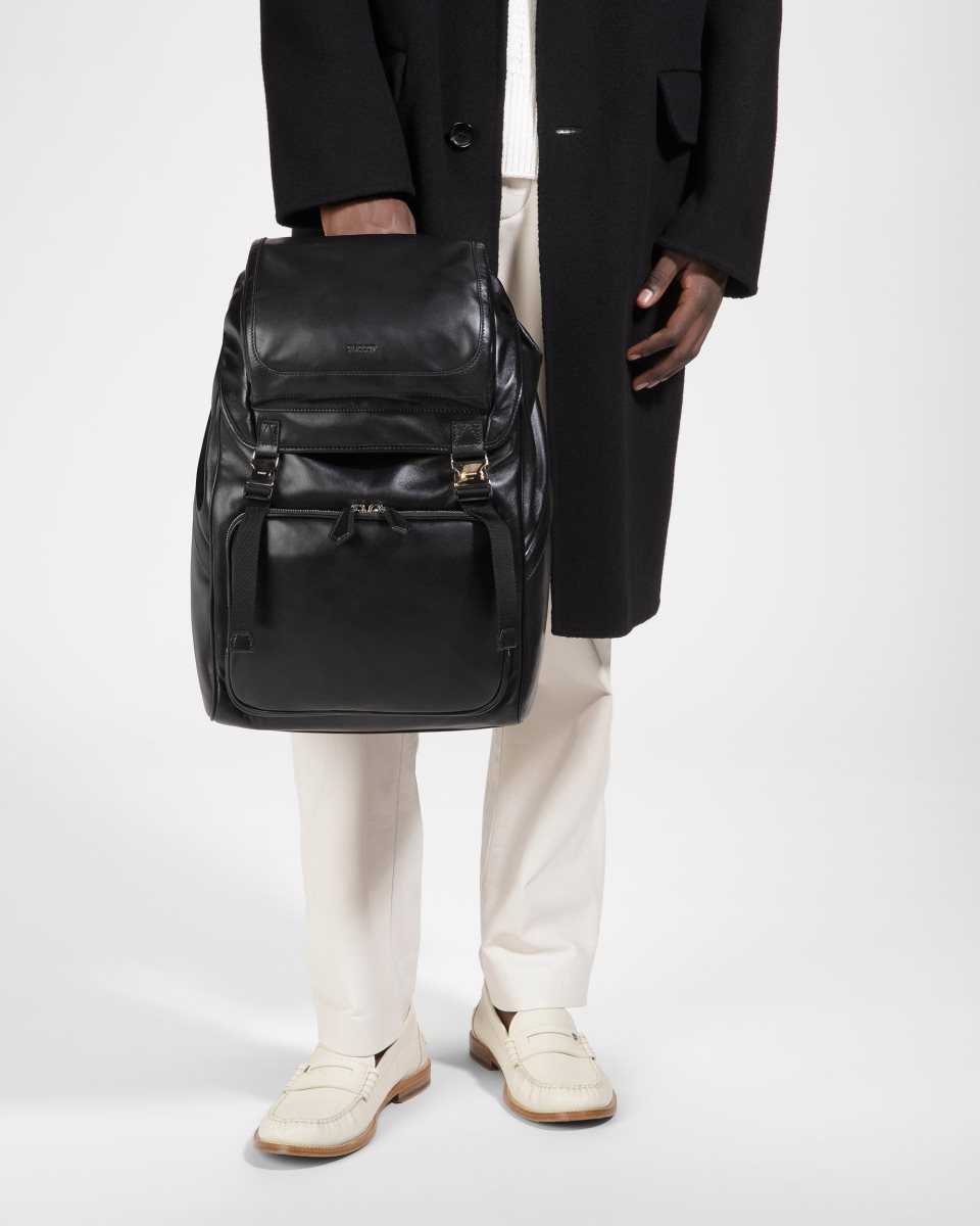 Bally Athor Leather Backpack Black | ITHFO8210